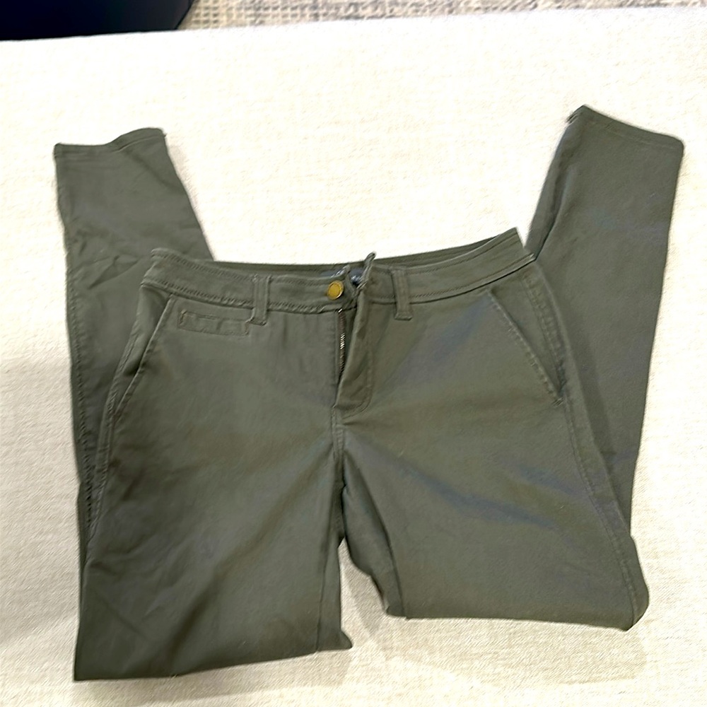 Dark green jeans